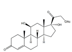 Hydrocortisone EP Impurity C ; Hydrocortisone Acetate ; 11β,17α,21-Trihydroxy-4-pregnene-3,20-dione-21-acetate  |  50-03-3