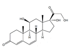 Hydrocortisone EP Impurity E ;∆6-Hydrocortisone ;6-Dehydrocortisol ; 1β,17,21-Trihydroxypregna-4,6-diene-3,20-dione  |  600-99-7