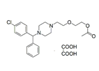 Hydroxyzine O-Acetyl Impurity ;2-(2-{4-[(4-Chlorophenyl)-phenylmethyl]piperazin-1-yl}ethoxy)ethyl acetate oxalate salt