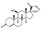 Hydrocortisone EP Impurity G (Hydrate) ; 11β,17-Dihydroxy-3,20-dioxopregn-4-en-21-al (hydrate) |  14760-49-7