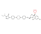 Itraconazole EP Impurity B ;Itraconazole N4-Isomer ;4-[4-[4-[4-[[cis-2-(2,4-Dichlorophenyl)-2-(4H-1,2,4-triazol-4-ylmethyl)-1,3-dioxolan-4-yl]methoxy]phenyl]piperazin-1-yl]phenyl]-2-[(1RS)-1-methylpropyl]-2,4-dihydro-3H-1,2,4-triazol-3-one  | 854372-77-3