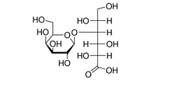 Lactobionate acid ;  Lactobionate acid; 4-O-β-D-Galactopyranosyl-D-gluconic acid;  (2R,3R,4R,5R)-2,3,5,6-Tetrahydroxy-4-(((2S,3R,4S,5R,6R)-3,4,5-trihydroxy-6-(hydroxymethyl)tetrahydro-2H-pyran-2-yl)oxy)hexanoic acid | 96-82-2