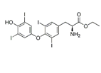 Levothyroxine Ethyl Ester ;Ethyl 2-amino-3-(4-(4-hydroxy-3,5-diiodophenoxy)-3,5-diiodo phenyl) propanoate   |  76353-71-4