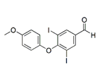 Levothyroxine Methoxyphenoxy Aldehyde Impurity ; 3,5-Diiodo Thyroaldehyde Methyl Ether ;4-(4-Methoxyphenoxy)-3,5-diiodobenzaldehyde   |  69240-57-9