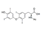 Levothyroxine N-Acetyl Impurity ;N-Acetyl-T4 (USP) ;N-Acetyl-O-(4-hydroxy-3,5-diiodophenyl)-3,5-diiodo-L-tyrosine   |  26041-51-0