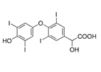 Levothyroxine T4-Hydroxyacetic Acid Impurity ;T4-Hydroxyacetic Acid (USP) ;2-Hydroxy-2-(4-(4-hydroxy-3,5-diiodophenoxy)-3,5-diiodophenyl)acetic acid |  93647-48-4