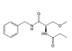 Lacosamide N-Ethylcarbonyl Analog ; (2R)-3-Methoxy-2-[(1-oxopropyl)amino]-N-(phenylmethyl)propanamide  |  1318777-56-8