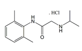 Lidocaine BP Impurity G ; N-(2,6-Dimethylphenyl)-2-[(1-methylethyl)amino]acetamide HCl |  35891-87-3