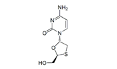 Lamivudine EP Impurity B ; 4-Amino-1-[(2S,5S)-2-(hydroxymethyl)-1,3-oxathiolan-5-yl]pyrimidin-2(1H)-one | 136846-20-3