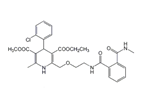 Amlodipine EP Impurity B ; 3-Ethyl 5-methyl 4-(2-chlorophenyl)-6-methyl-2-[[2- [[2-(methylcarbamoyl)benzoyl]amino]ethoxy]methyl]-1,4- dihydropyridine-3,5-dicarboxylate  |  721958-72-1