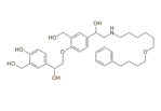 Salmeterol EP Impurity D ;Salmeterol O-Alkyl Impurity (USP) ;1-[4-[2-hydroxy-2-[4-hydroxy-3-(hydroxymethyl)phenyl]ethoxy]-3-(hydroxy methyl)phenyl]-2-[[6-(3-phenylbutoxy)hexyl]amino]ethanol  |  1391052-04-2