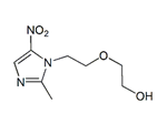 Metronidazole EP Impurity F ;O-Hydroxyethyl Metronidazole ;2-[2-(2-Methyl-5-nitro-1H-imidazol-1-yl)ethoxy]ethanol  |  16156-94-8
