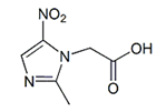 Metronidazole EP Impurity G ;Metronidazole Acetic Acid ;2-(2-Methyl-5-nitro-1H-imidazol-1-yl)acetic acid  |  1010-93-1