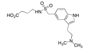 Almotriptan Metabolite M2; 4-[[[[3-[2-(Dimethylamino)ethyl]-1H-indol-5-yl]methyl]sulfonyl]amino]butanoic Acid; γ-Aminobutyric Acid Almotriptan  |  603137-41-3