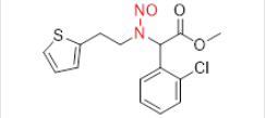 methyl 2-(2-chlorophenyl)-2-(nitroso(2-(thiophen-2-yl)ethyl)amino)acetate