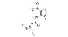 methyl 4-methyl-3-(2-(nitroso(propyl)amino)acetamido)thiophene-2-carboxylate