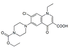 Norfloxacin EP Impurity I ; 7-Chloro-6-[4-(ethoxycarbonyl)piperazin-1-yl]-1-ethyl-4-oxo-1,4-dihydro quinoline-3-carboxylic acid