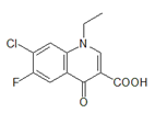 Norfloxacin EP Impurity A ;7-Chloro-1-ethyl-6-fluoro-4-oxo-1,4-dihydroquinoline-3-carboxylic acid  |  68077-26-9