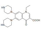 Norfloxacin EP Impurity C ;Norfloxacin Dipiperazine Impurity ;1-Ethyl-4-oxo-6,7-bis(piperazin-1-yl)-1,4-dihydroquinoline-3-carboxylic acid