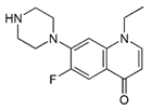 Norfloxacin EP Impurity D ;Norfloxacin Descarboxy Impurity ;1-Ethyl-6-fluoro-7-(piperazin-1-yl)quinolin-4(1H)-one  |  75001-82-0