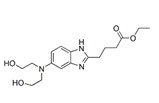 Bendamustine Dihydroxy N-Desmethyl Ethyl Ester ; Ethyl 4-(5-(bis(2-hydroxyethyl)amino)-1H-benzo[d]imidazol-2-yl)butanoate