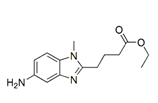 Bendamustine Dideschloroethyl Ethyl Ester ;  4-(5-Amino-1-methyl-1H-benzo[d]imidazol-2-yl)butanoic acid ethyl ester  |  3543-73-5