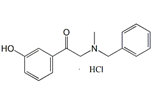 Phenylephrine EP Impurity E ;Phenylephrine USP RC E ;Benzyl Phenylephrone HCl ; 2-(Benzylmethylamino)-1-(3-hydroxyphenyl)ethanone hydrochloride  |  56917-44-3