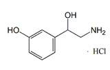 Phenylephrine EP Impurity A Racemate ;rac Norphenylephrine HCl ;(1RS)-2-Amino-1-(3-hydroxyphenyl)ethanol hydrochloride  |  536-21-0
