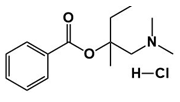 Amylocaine Hydrochloride;1-(Dimethylamino)-2-methyl-2-butanol Benzoate Hydrochloride; Amyleine Hydrochloride; Stovain Hydrochloride; Stovaine Hydrochloride  |  532-59-2;644-26-8