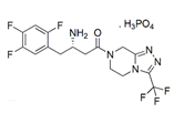 Sitagliptin EP Impurity A; (S)-SitagliptinIsomer Phosphate ; (S)-4-Oxo-4-[3-(trifluoromethyl)-5,6-dihydro[1,2,4]triazolo[4,3-a]pyrazin-7(8H)-yl]-1-(2,4,5-trifluorophenyl)butan-2-amine phosphate  |  823817-58-9