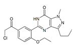 Sildenafil Chloroacetyl Impurity ; 5-[5-(2-Chloroacetyl)-2-ethoxyphenyl]-1,6-dihydro-1-methyl-3-propyl-7H-pyrazolo[4,3-d]pyrimidin-7-one | 1058653-74-9
