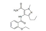 Sildenafil Di-Amide Impurity ; 4-(2-Ethoxybenzamido)-1-methyl-3-n-propylpyrazole-5-carboxamide| 139756-03-9