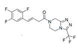 Sitagliptin FP Impurity C ; Sitagliptin Styrylacetyl Analog (USP) ; 3-Desamino-3,4-Dehydro Sitagliptin ; (3E)-1-[3-(Trifluoromethyl)-5,6-dihydro[1,2,4]triazolo[4,3-a]pyrazin-7(8H)-yl]-4-(2,4,5-trifluorophenyl)but-3-en-1-one