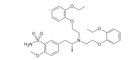 Tamsulosin EP Impurity A; 5-[(2R)-2-[bis[2-(2-Ethoxyphenoxy)ethyl]amino]propyl]-2-methoxy benzene sulfonamide HCl  |  918867-88-6