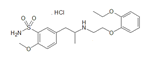 Tamsulosin HCl Racemate ;5-[(2RS)-2-[[2-(2-Ethoxyphenoxy)ethyl]amino]propyl]-2-methoxybenzenesulfonamide hydrochloride  |  80223-99-0