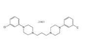 Trazodone BP Impurity H ; 1,3-bis-[4-(3-Chlorophenyl)piperazin-1-yl]propane dihydrochloride  |   6323-09-7