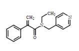 Tropicamide Related Compound B ; N-ethyl-2-phenyl-N-(pyridin-4-ylmethyl)acrylamide  |  57322-50-6