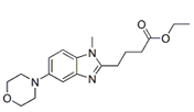 Bendamustine USP RC B Ethyl Ester ; Ethyl 4-(1-methyl-5-morpholino-1H-benzo[d]imidazol-2-yl)butanoate
