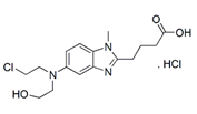 Bendamustine USP RC E ;Hydroxy Bendamustine HCl ;5-[(2-Chloroethyl)(2-hydroxyethyl)amino]-1-methyl-1H-benzimidazole-2-butanoic acid hydrochloride  |   109882-27-1
