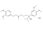 Verapamil Hydrochloride ; (2RS)-2-(3,4-Dimethoxyphenyl)-5-[[2-(3,4-dimethoxyphenyl)ethyl](methyl) amino]-2-(1-methyl-ethyl)pentanenitrile hydrochloride  | 152-11-4