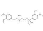 Verapamil EP Impurity H HCl ;(2RS)-2-(3,4-Dimethoxyphenyl)-5-[[2-(3,4-dimethoxyphenyl)ethyl] (methyl)amino]-2-ethylpentanenitrile monohydrochloride  |  190850-49-8