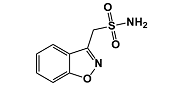 Zonisamide;  1-(1,2-Benzoxazol-3-yl)methanesulphonamide; 1,2-benzisoxazole-3-methanesulfonamide