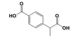 (±)-4-(1-carboxyethyl)benzoic acid ;  4-(1-Carboxyethyl)benzoic acid |  67381-50-4